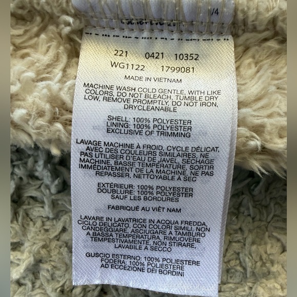 Columbia•Girls’ Fire Side Sherpa Jacket| Tan/Cream | Medium (10/12) - Picture 8 of 9